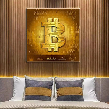 Painting On Canvas Of Large Size Currency Scandinavian Style Posters And