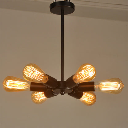 Iron Industrial Style Vintage Bulb Chandelier