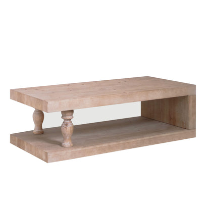 Rustic Coffee Table, Wood Coffee Table, Farmhouse Coffee Table, Modern Rustic Furniture, Coffee Table With Shelf, Wooden Living Room Table