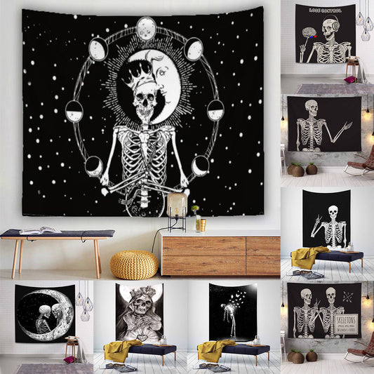 Simple Skull Hippie Boho Wall Hanging