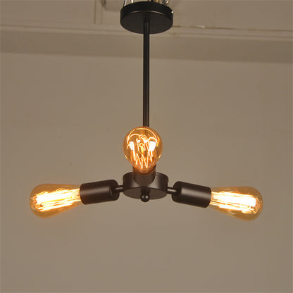 Iron Industrial Style Vintage Bulb Chandelier